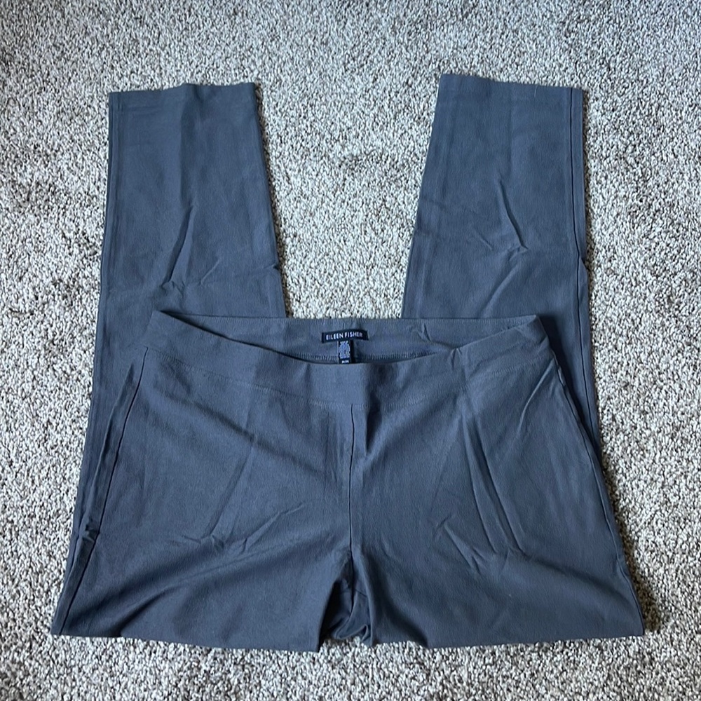 EILEEN FISHER Grey Stretchy Pants